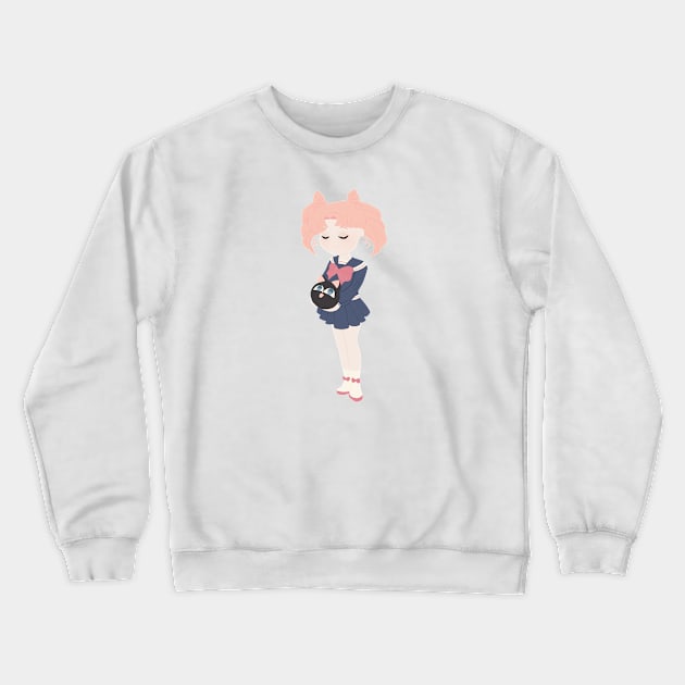 Little Rabbit Crewneck Sweatshirt by littlemoondance